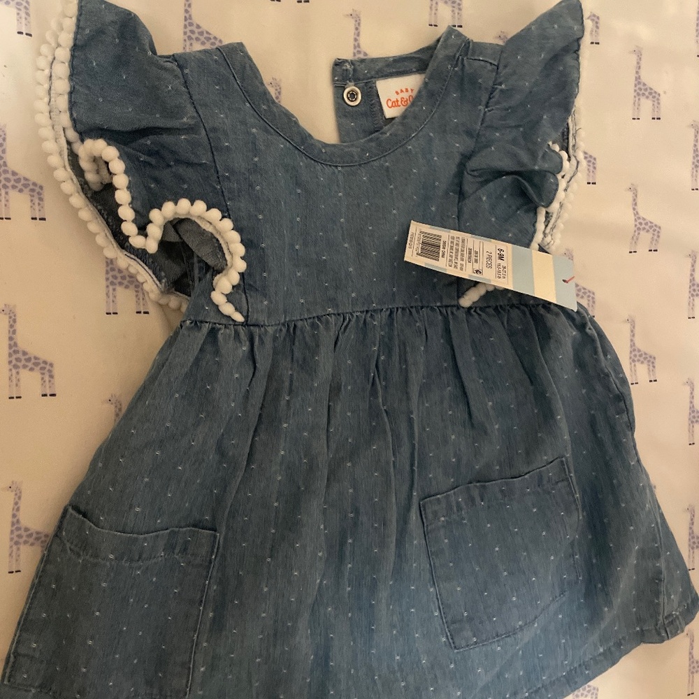 Denim dress 6-9 months